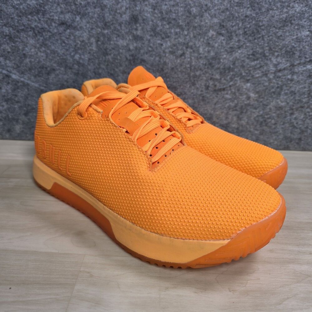 NOBULL Outwork Edge Training Shoes Men's Size 10 Bright Orange Sneakers MINT - Picture 2 of 12